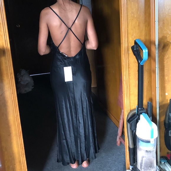 ZARA SATIN LINGERIE STYLE DRESS - Picture 5 of 16